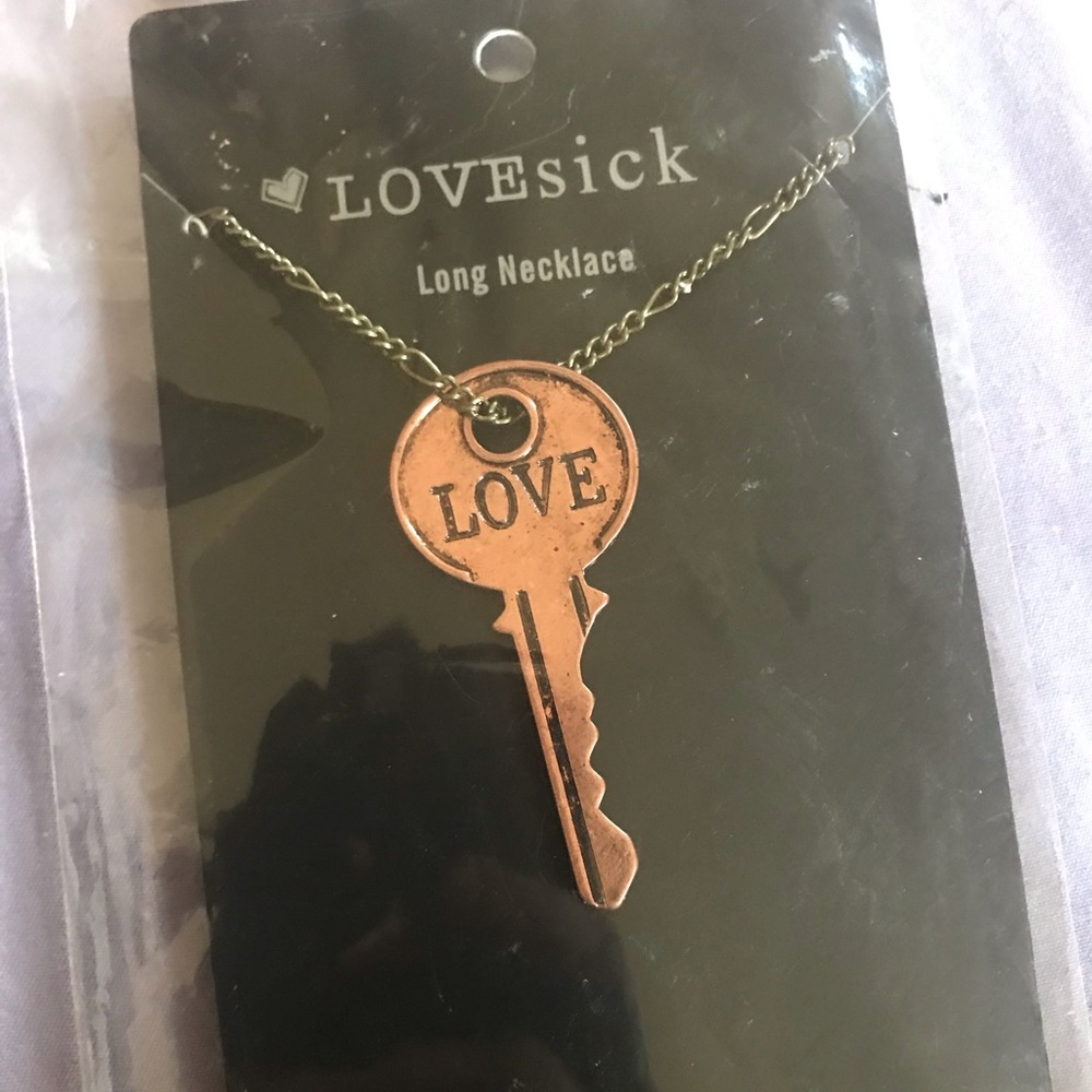Lovesick love key necklace